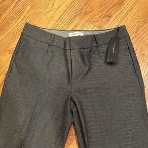 Banana Republic women’s Sloan flare trouser dark gray pant size 10.  NWT.